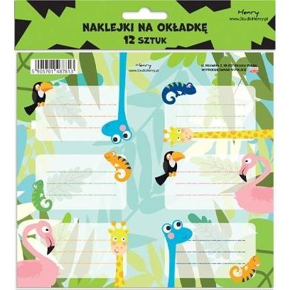 Henry Holt, Sticker, Notizbuchaufkleber - Giraffe (12 Stück)