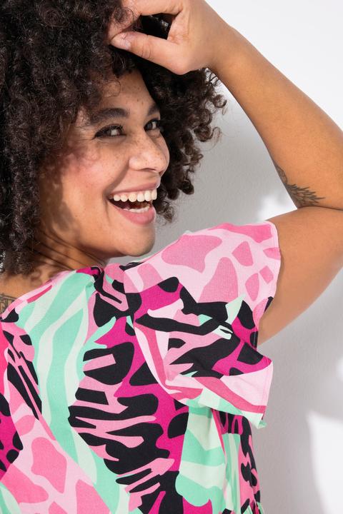 Produktbild Angel of Style Kleid, A-Linie, leuchtender Animal-Patchprint (48)