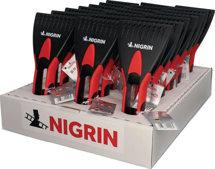 Produktbild Nigrin Eisschaber 2K Eisschabkante 95 mm Länge 21 cm schwarz-rot mit Softgriff