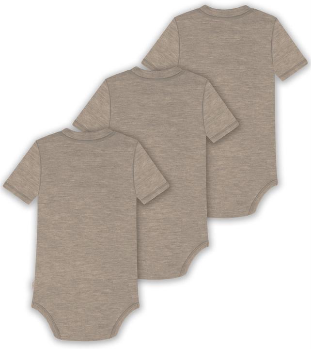Produktbild Normani 3er Set Baby Merino Kurzarmbody „Tihoi" - 9315 (92)