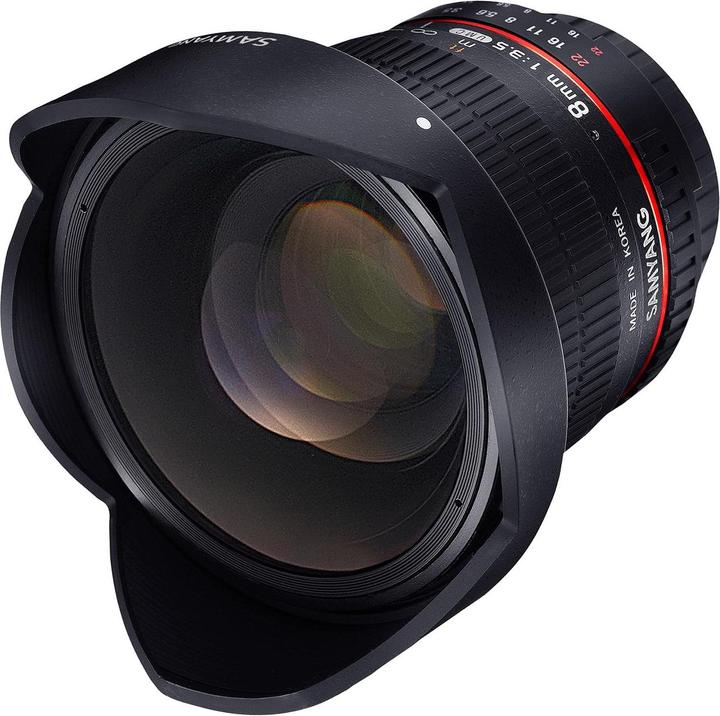 Actual product image Samyang 8mm f/3.5 Asph IF MC Fisheye CSII DH - Nikon F (Nikon F, APS-C / DX)