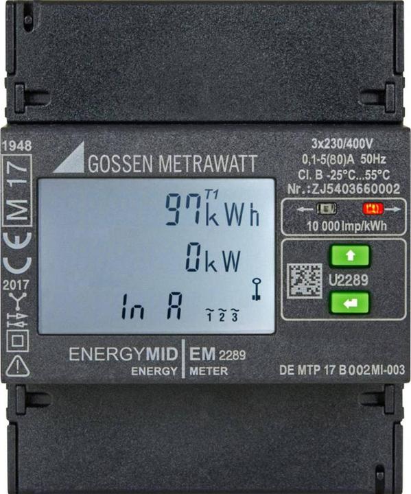 Actual product image Gossen Metrawatt EM2289 S0 Three-phase cz