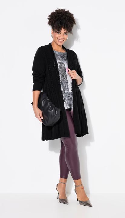 Produktbild Miamoda Strickjacke, A-Linie, Strukturmix (60)