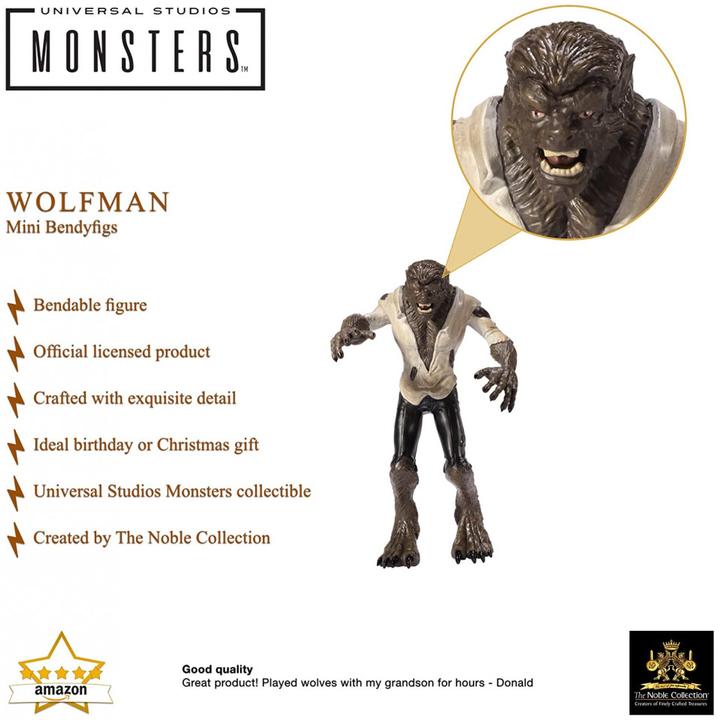 Actual product image Noble Collection Universal Monsters: Wolfman