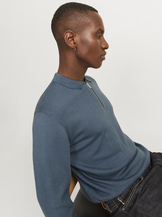 Produktbild Jack & Jones Jjeemil Knit Polo Half Zip Ls Noos (XS)