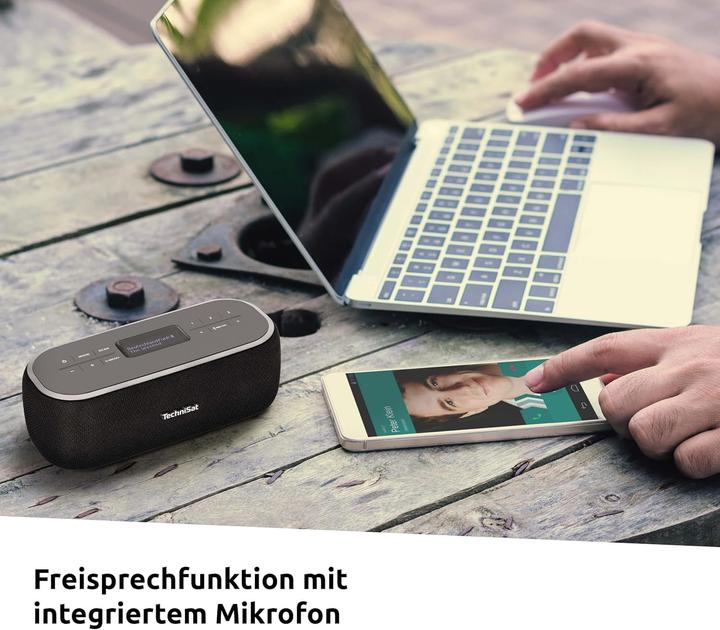 Actual product image TechniSat VIOLA BT 1 - Tragbarer Bluetooth-Lautsprecher mit DAB+ (DAB+, FM, Bluetooth)