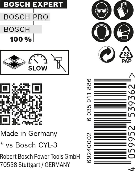 Productafbeelding Bosch Professional Zubehör Expert CYL-9 MultiConstructieboor, 8 x 80 x 120 mm, d 8 mm, 10 stuks. (8 millimeter)