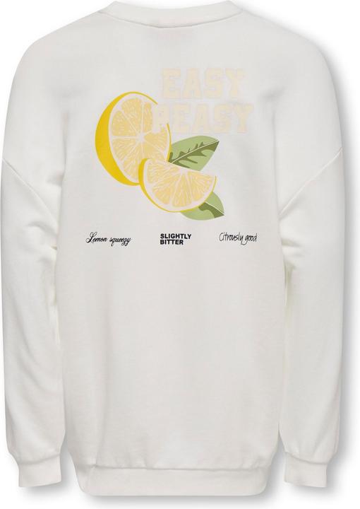 Produktbild Only Locker geschnitten Rundhals Junior Tief angesetzte Schulter Sweatshirt Sweatshirt (110, 116)