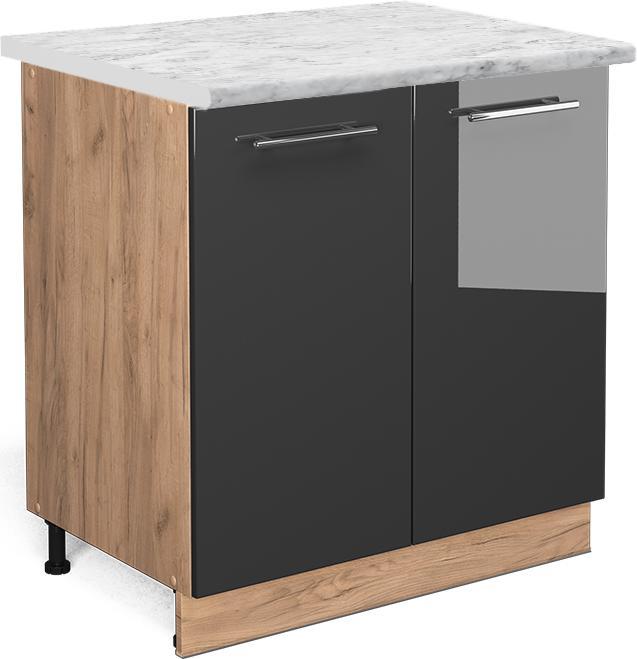 Anthracite high gloss, Gold power oak, Marble-white