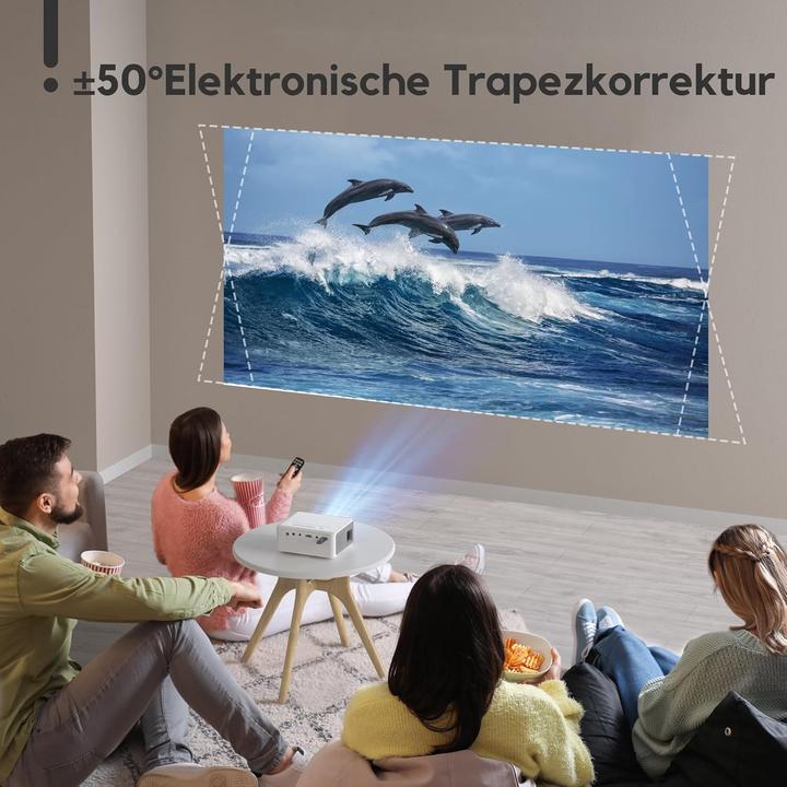 Image du produit Akiyo Mini-Beamer 1080P für Heimkino und Outdoor