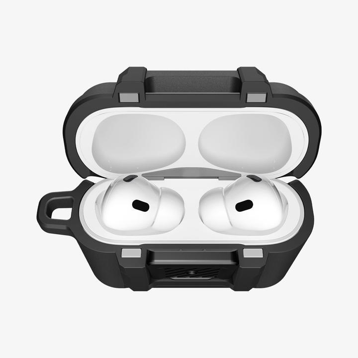 Actual product image Spigen Lock Fit AirPods Pro 3 Case Matte Black