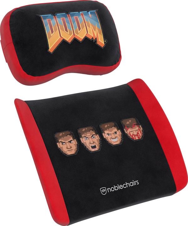 Produktbild noblechairs Memory Foam Kissen-Set - DOOM Retro Edition