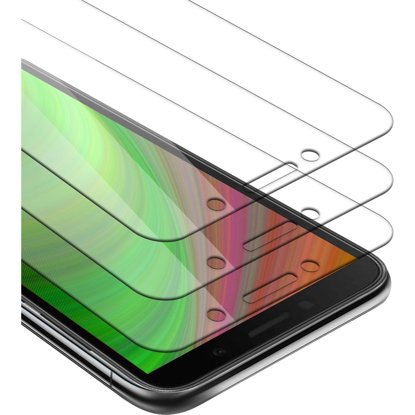 Cadorabo Displayschutzglas (3 Stück, Honor 9s, Huawei Y5p), Smartphone Schutzfolie, Transparent