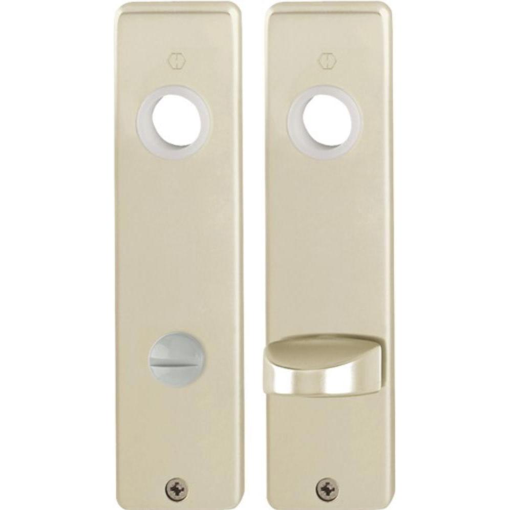Hoppe, Türgriff + Fenstergriff, Kurzschildpaar 202KP/AP Aluminium F2 SK/OL Paar (Türgarnitur)