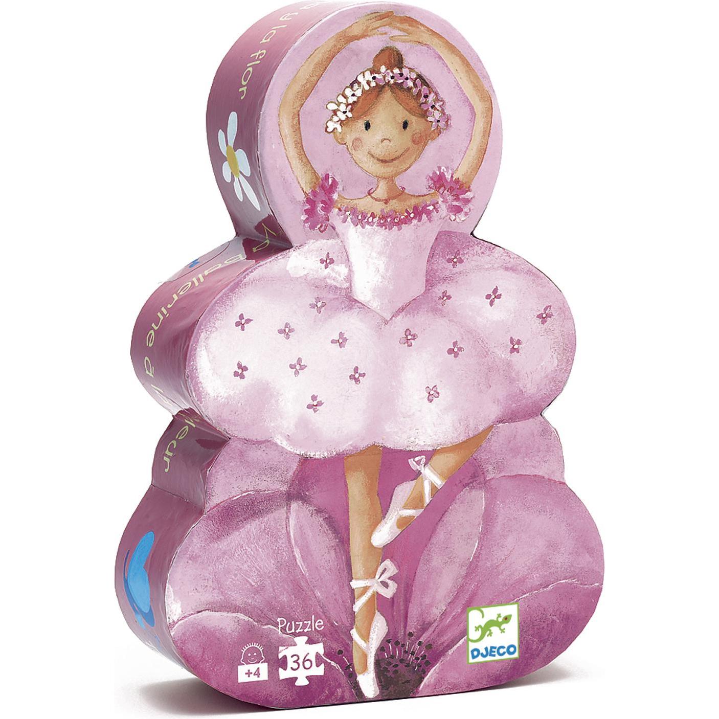 Djeco The ballerina with the flower 36 pcs 19,5 x 29 x 6 cm (36 Teile)