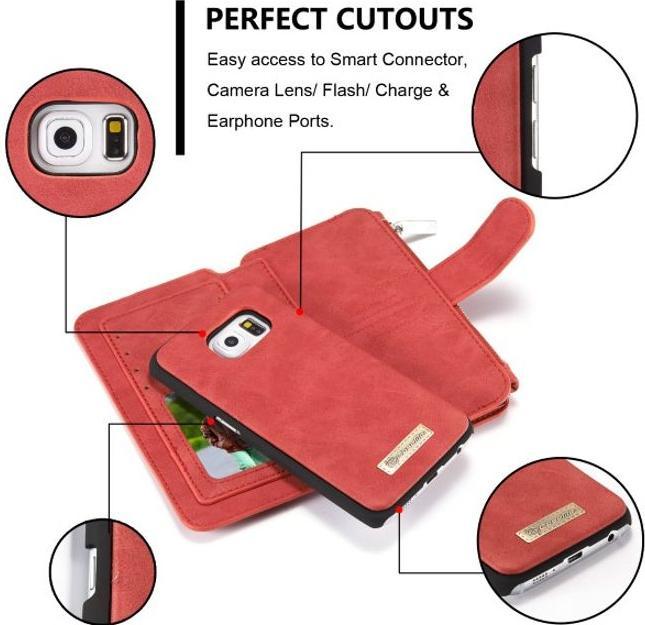 Actual product image Caseme Leather case with wallet (Samsung Galaxy S6 Edge)
