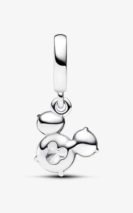 Actual product image Pandora Disney Mickey Mouse Sparkling Head Silhouette Charm (Sterling silver 925)