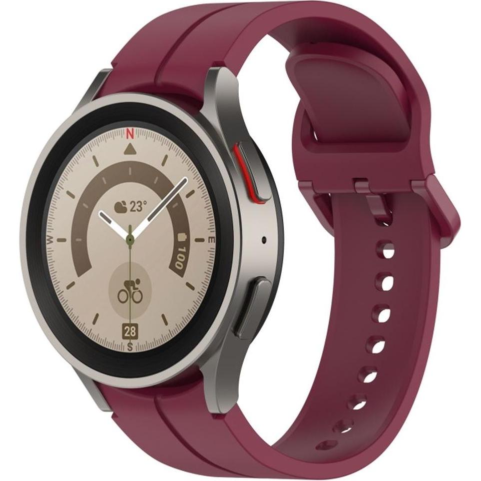 Samsung Galaxy Watch 6, 6 Classic Watch Strap - Wine Red, Cinturini per orologi, Rosso