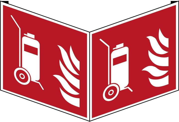 Actual product image Brady Wheeled fire extinguisher -