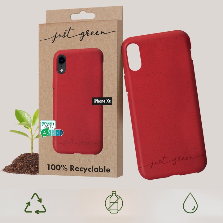 Actual product image Bigben 100% Biodegradable Cell Phone Case Series (Apple iPhone XR)