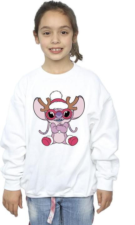 Produktbild Disney Lilo & Stitch Angel Reindeer Sweatshirt Mädchen (152, 158)