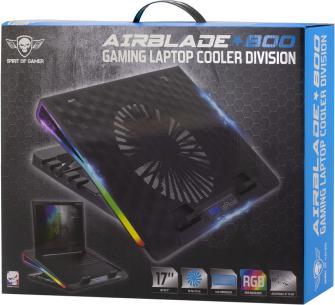 Actual product image Spirit Of Gamer Airblade 800 RGB laptop cooler