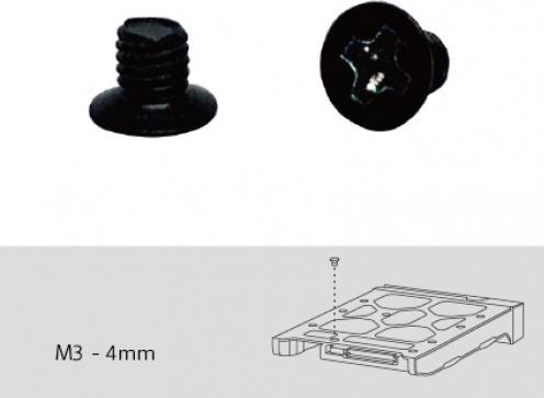 Actual product image QNAP SCREW PACK FOR 2.5 IN HDD / SS
