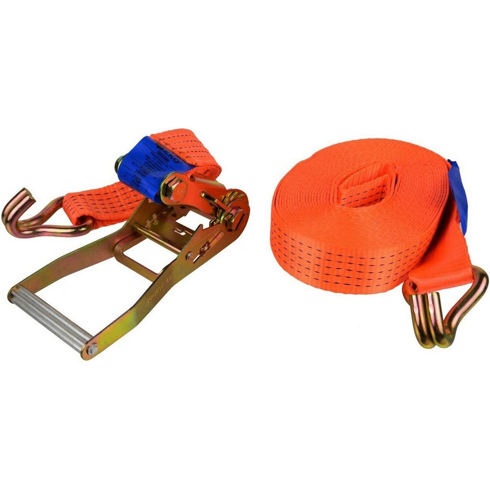 GEKO, Spanngurt + Ladungssicherung, Spanngurt mit ERGO-Ratsche und Haken, 10m/5T/50mm