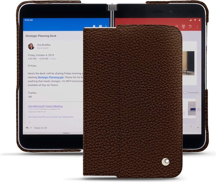 Produktbild Noreve Lederschutzhülle (Microsoft Surface Duo)