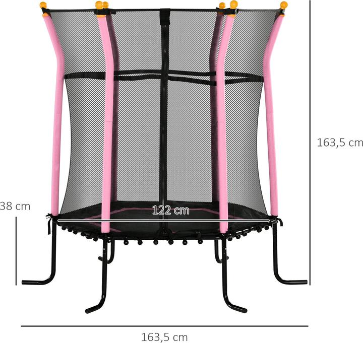 Produktbild Homcom Trampolin mit Sicherheitsnetz (162 cm)