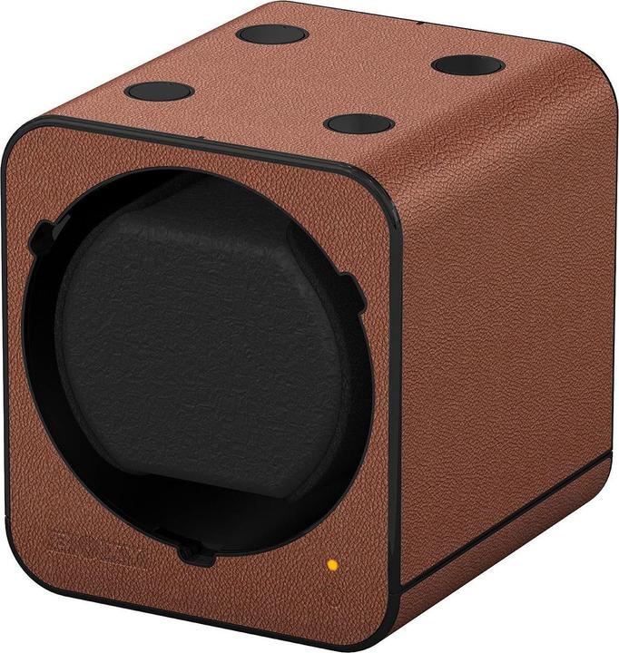 Actual product image Beco Watchwinder Boxy Fancy Brick Brown Leather without power supply unit