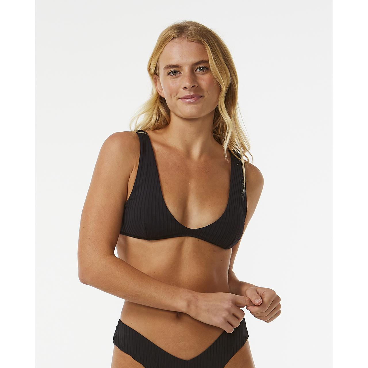 Thumbnail - Rip Curl, Damen, Bikini, Women's Premium Surf Bralette, Schwarz, (XL)