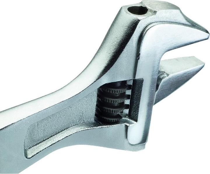 Actual product image Gedore 60 S 8 JP open-end spanner 8", adjustable, phosphated with plastic handle (25 mm)