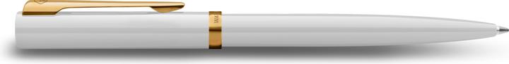 Actual product image Waterman Kugelschreiber IMPRESSION weisser Lack CT M Blau Geschenkbox (Gold, White, 1x)