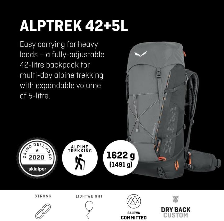 Immagine prodotto Salewa Zaino Alptrek + L (42 l)