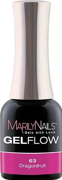 Actual product image Marily Nails GELFLOW - 63 Dragonfruit (63 Dragonfruit, Gel-Effect Nail Polish)