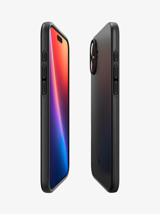 Produktbild Spigen Thin Fit Mag iPhone 16 Plus Magsafe czarny/black ACS08060 (Apple iPhone 16 Plus)