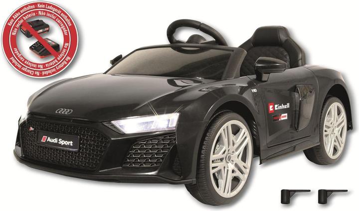 Jamara Ride-on Audi R8 Spyder nero 18V Einhell Power X-Change (18 V)
