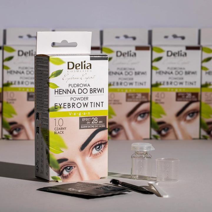 Image du produit Delia Cosmetics Delia - Henna for eyebrows powder 4.0 Bronze 4g (4.0 Marron)