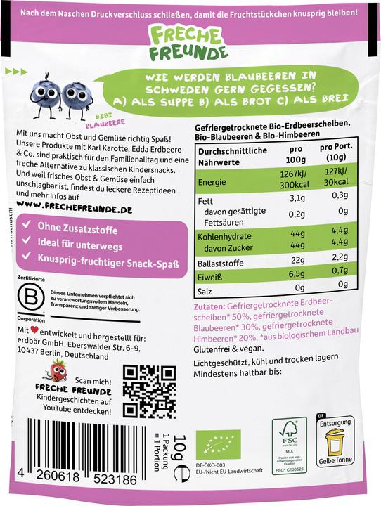 Produktbild Freche Freunde Beerenmix Chips (10 g)