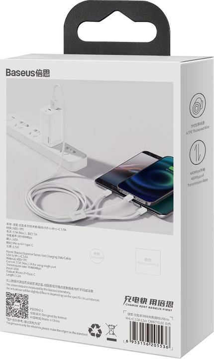 Immagine prodotto Baseus Serie Superior (0.50 m, USB 3.0)