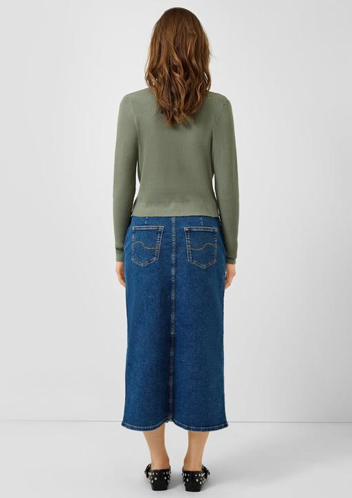 Produktbild s.Oliver Strickjacke Gerippte Strickjacke aus Viskosemix (M)