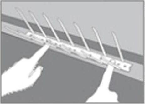Actual product image Swissinno Pigeon repellent spikes 100cm