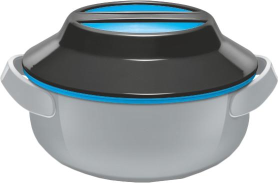 Milton Lloyd steamer Microwow 1000, blue (Bräter + Schmortopf)