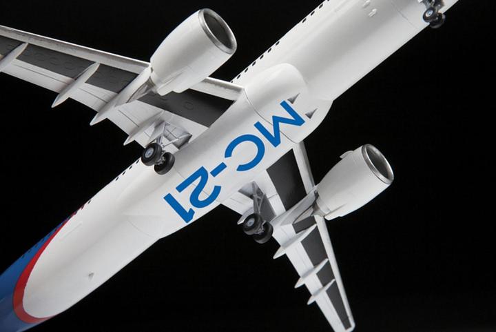 Actual product image 1:144 Irkut MS-21-300 commercial aircraft