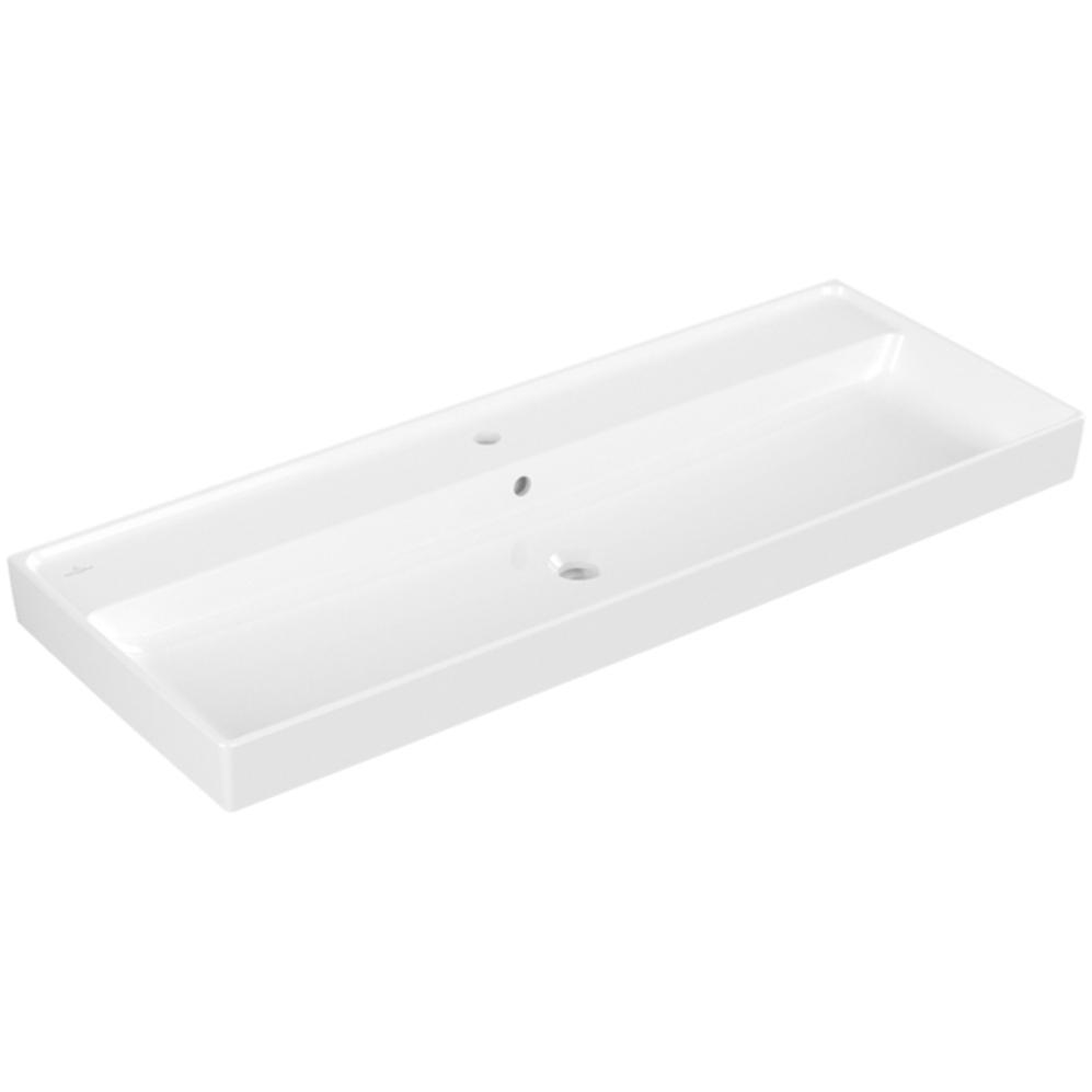 Villeroy & Boch, Waschbecken, V&B Schrankwaschtisch COLLARO 1200x470mm m ÜL f 3-Loch-Armatur we C+ (470 mm, 1200 mm)