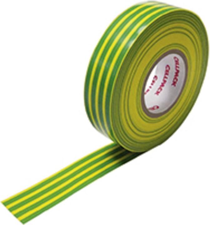 Image du produit Ruban isolant 19mm 20m jaune/vert (19 mm)