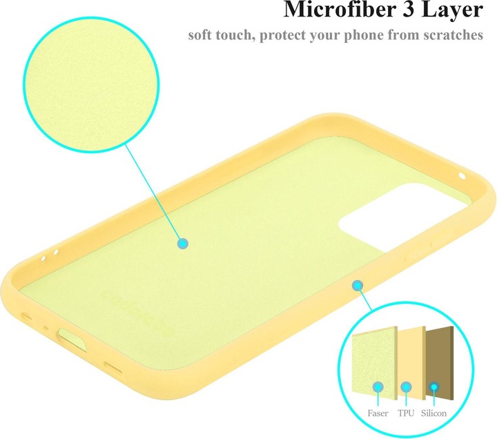 Produktbild Cadorabo TPU Liquid Silicone Case Cover (Samsung Galaxy A52)