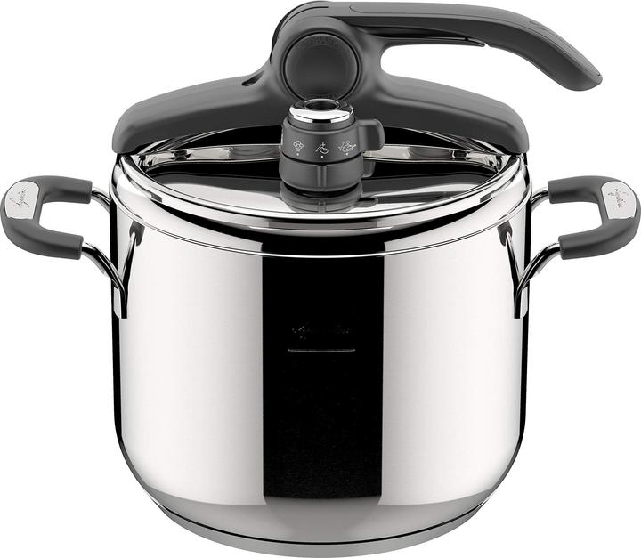 Lagostina Briosa snelkookpan, 22 cm, 7 L (Snelkookpan, Roestvrij staal)