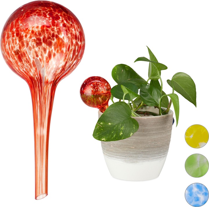 Actual product image Relaxdays Watering Globes Set of 2 (Irrigation balls)